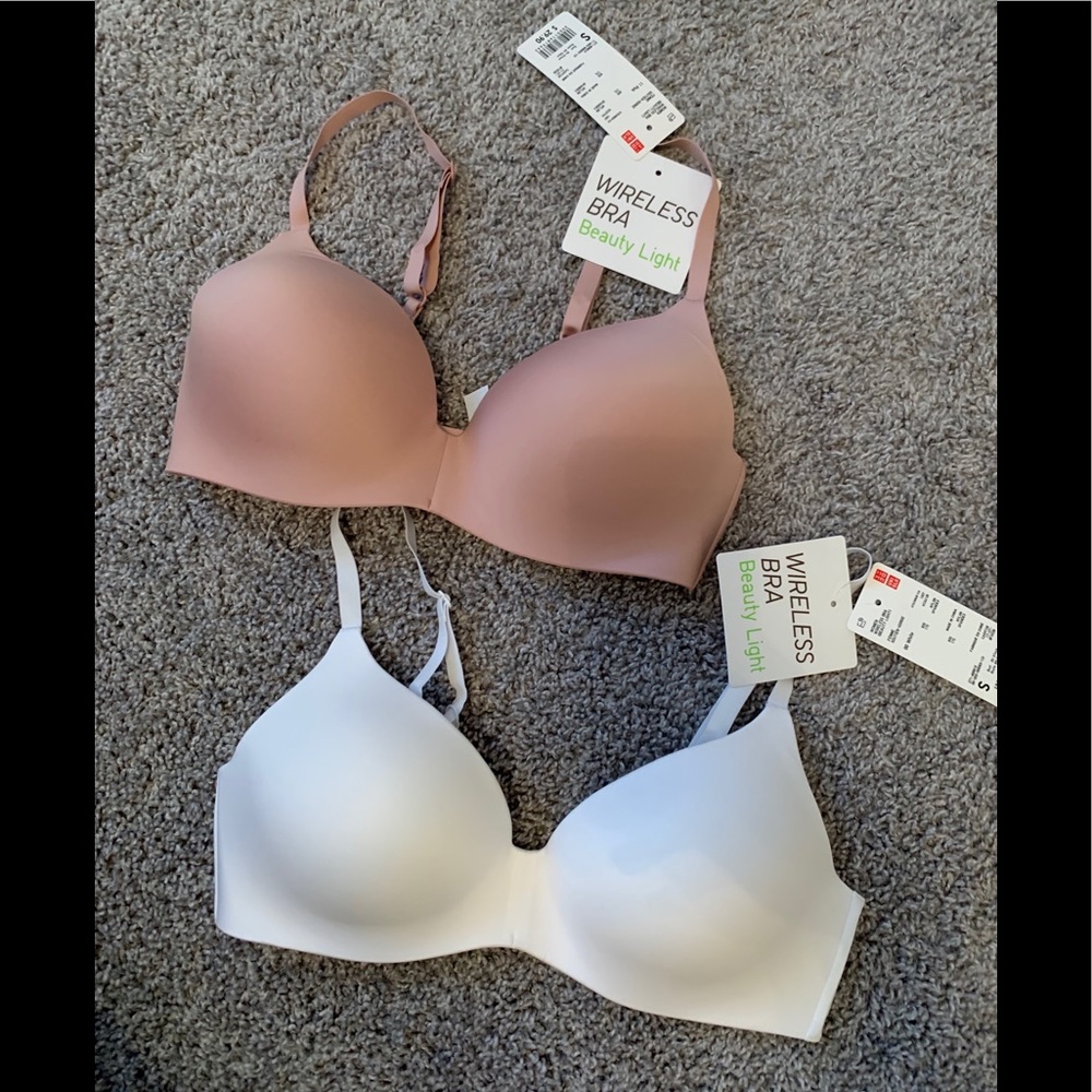 Uniqlo Wireless Bras (Beauty Light)